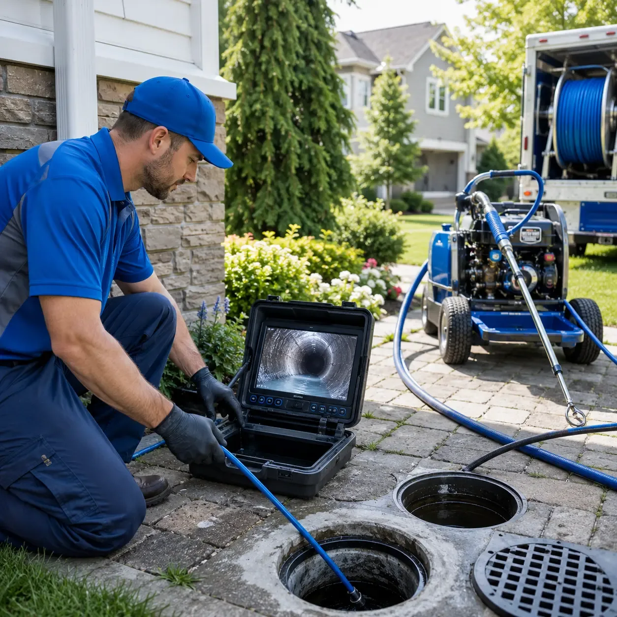 Outdoor drain cleaning professionals serving Benton, IA