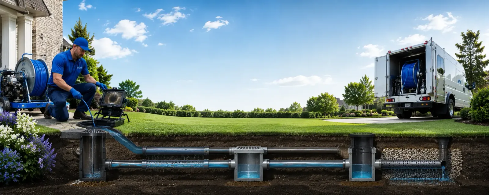 Outdoor drain cleaning information for Benton, IA