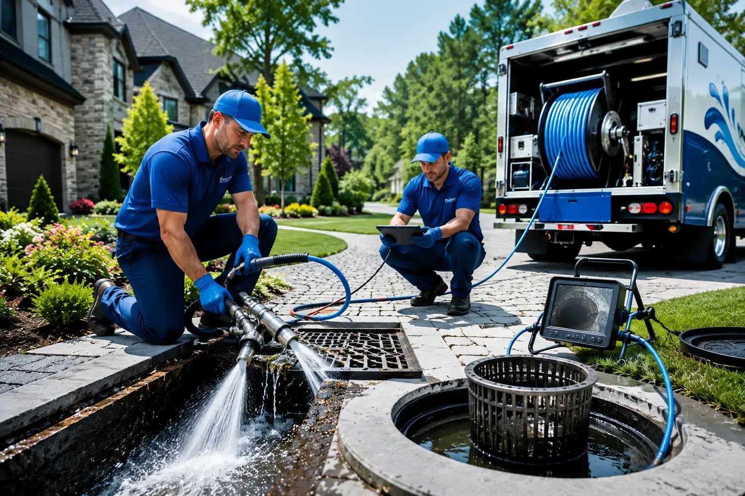 Local outdoor drain cleaning professionals in Benton, IA